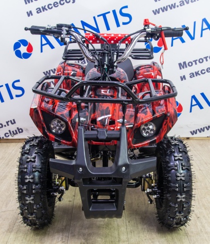 Детский квадроцикл ATV Classic Mini (электростартер) Красный/черный камуфляж