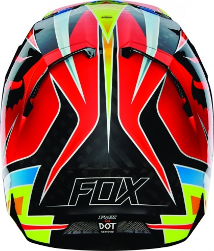 Мотошлем Fox V4 Race Helmet Blue/Red M (11603-149-M)