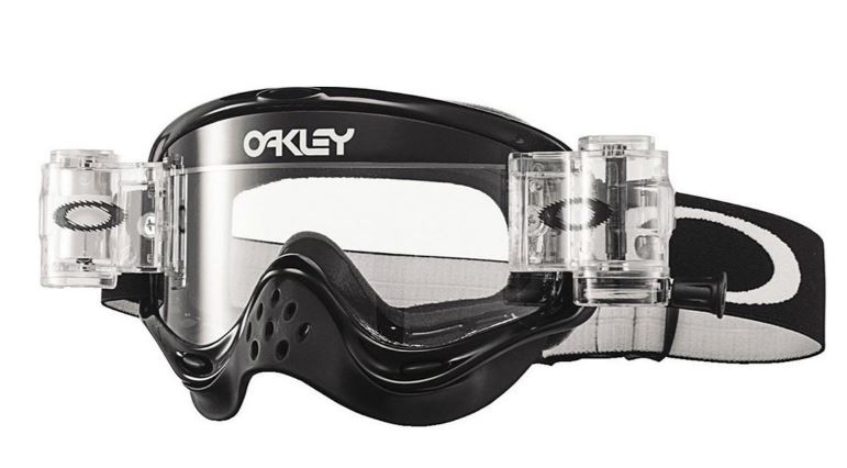 Очки для мотокросса OAKLEY O-Frame Solid черные глянцевые / прозрачная  (OO7029-53)