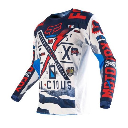 Мотоджерси Fox 180 Vicious Jersey Blue/White