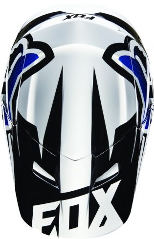 Мотошлем Fox V1 Race Helmet Black XL