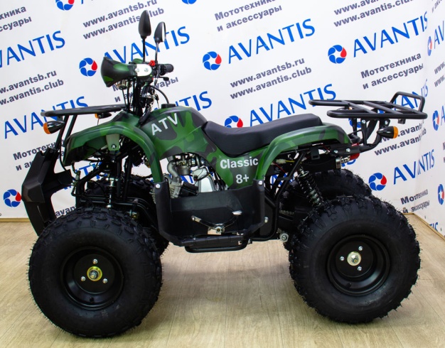 Запчасти для Квадроцикл ATV Classic 8+ 125 кубов черный