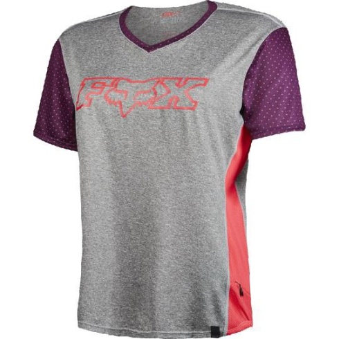 Велоджерси женская Fox Indicator SS Womens Jersey Heather Graphite S