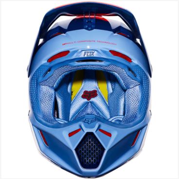 Мотошлем Fox V3 Libra Helmet Orange/Blue XL