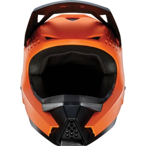 Мотошлем Shift White Helmet Orange