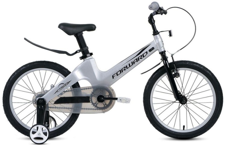 Велосипед Forward COSMO 18 (18" 1 ск.) 2021, серый, 1BKW1K7D1006
