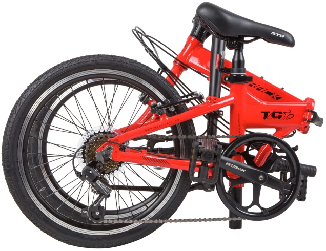 Велосипед NOVATRACK 20" складной алюм. Shimano 6 speed , стальная вилка, вынос склад, #139207