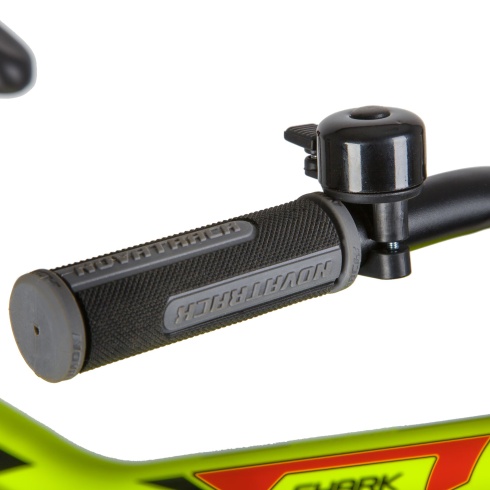 Велосипед NOVATRACK 20" SHARK салатовый, сталь, 1-скор, Falcon