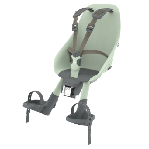 Urban Iki Фронтальное детское кресло + Compact Adapter, Chigusa Green/Bincho Black, до 15кг