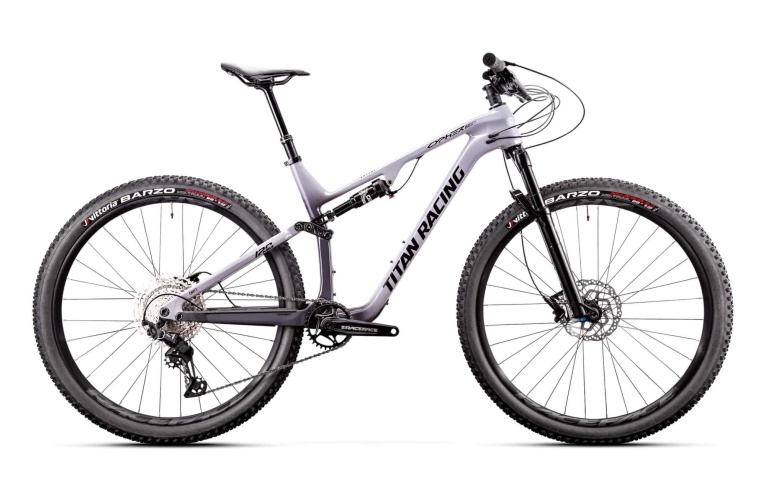 Велосипед Titan Racing Cypher 120 Carbon Expert Grey/DarkGrey/Black