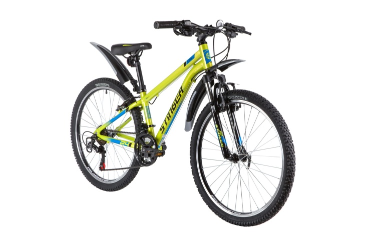 Велосипед Stinger 24" Element STD 12" зеленый 139830