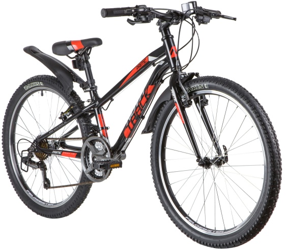 Велосипед NOVATRACK 24" PRIME алюм.рама 11",чёр,18-скор, TY21/TS38/SG-6SI, V-brake алюм.#140698