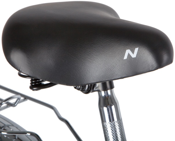 Велосипед NOVATRACK 24" складной, черный, TG, тормоз нож,двойной обод, багажник,сидение комф#140927