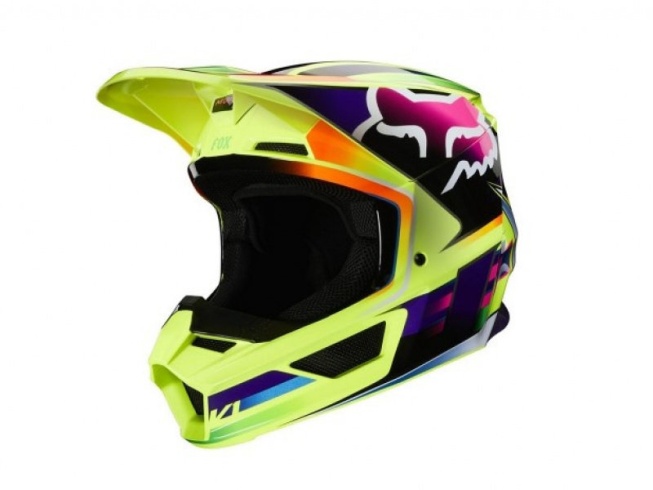 Мотошлем Fox V1 Gama Helmet Yellow M 57-58cm (25472-005-M)