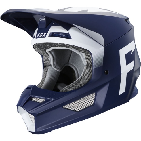 Мотошлем Fox V1 Werd Helmet Navy