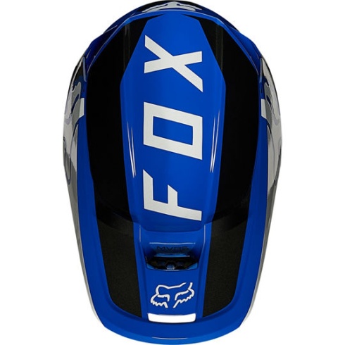 Мотошлем Fox V1 Revn Helmet синий, M, 2021