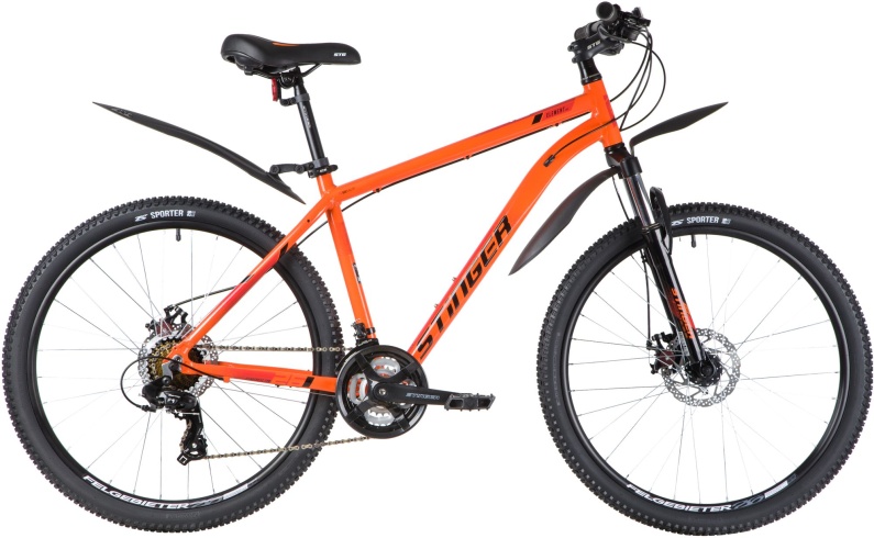 Велосипед STINGER 2021 ELEMENT EVO оранжевый