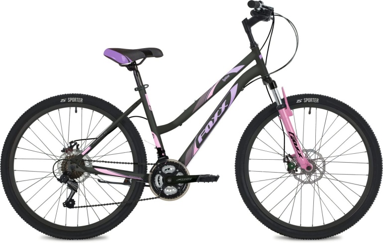 Велосипед FOXX 26" LATINA черный,сталь