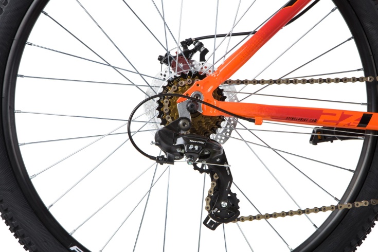 Велосипед Stinger 27.5" ELEMENT EVO 16", оранжевый, TZ500/TY300/TS-38-7 140011