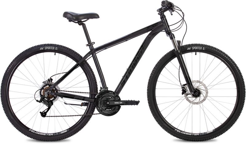 Велосипед STINGER 27.5" ELEMENT PRO SE 2022 черный