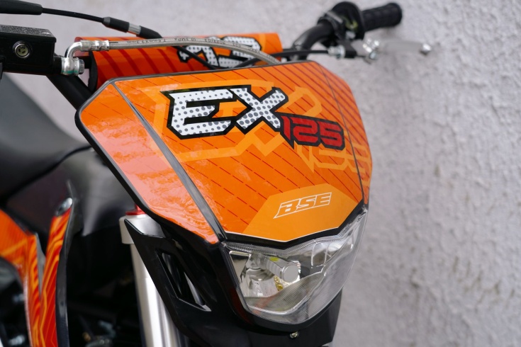 Наклейки BSE EX 125 Blue Orange Ant BSE EX