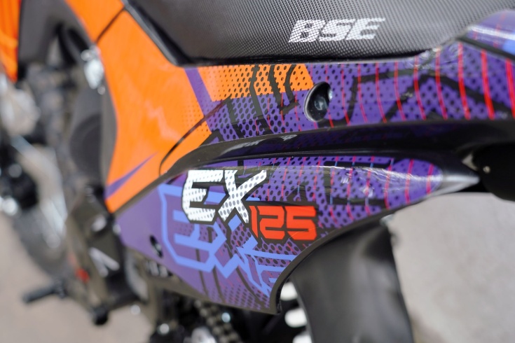 Наклейки BSE EX 125 Blue Orange Ant BSE EX