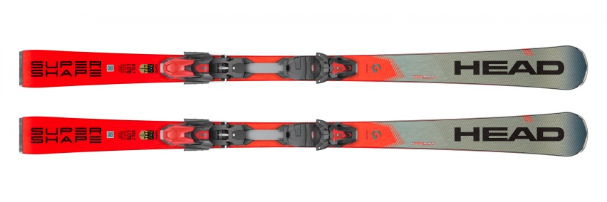 Горные лыжи HEAD 2020 Supershape i.Rally SW MFPR + крепления PRD 12 GW Brake 85 [F] grey/red