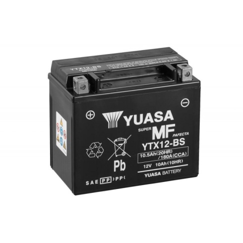 АКБ Yuasa YTX12-BS 150x87x130 + - GTS 300 GTS 250 ATV 300