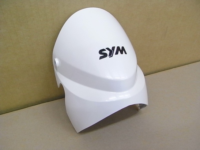 Облицовка руля передняя белый_WH-011S SYM Mio 50