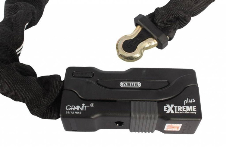 Замок мото Abus 59/12HKS140 140 см черный Extreme-Chain-Plus 20 уровень
