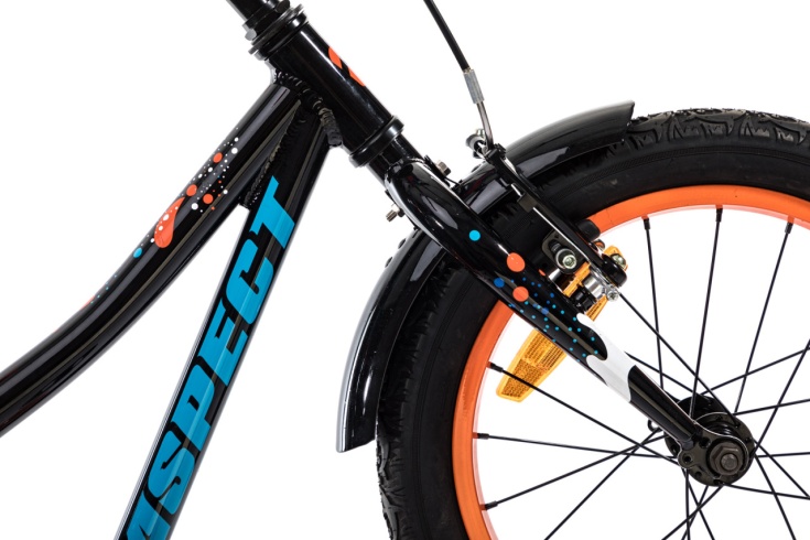 Велосипед Aspect SPARK (16", Черно-оранжевый)