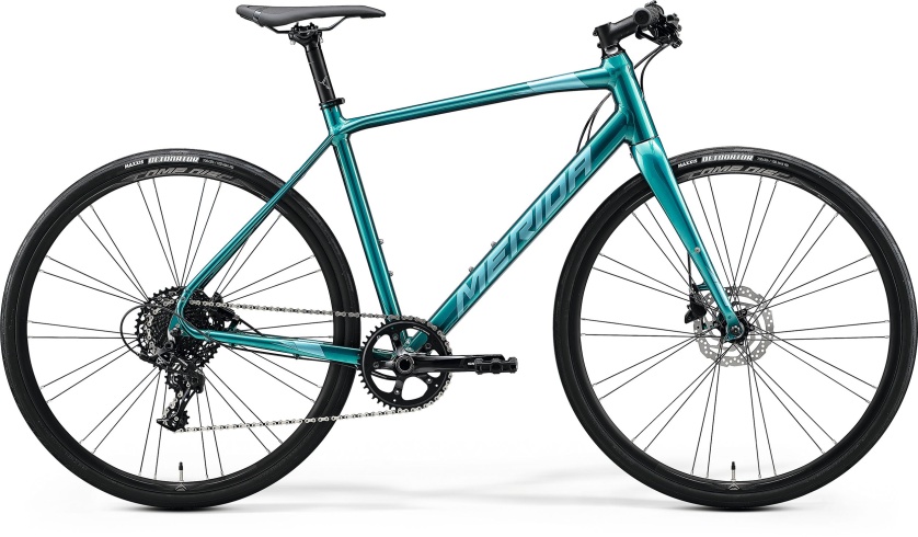 Велосипед Merida Speeder Limited 700C GlossyGreen-Blue/Teal