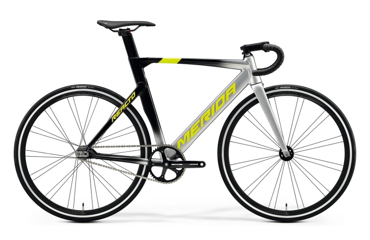 Велосипед Merida Reacto Track 500 К:700C Р:XS(47cm) Silver/MetallicBlack/Yellow (6110832572)