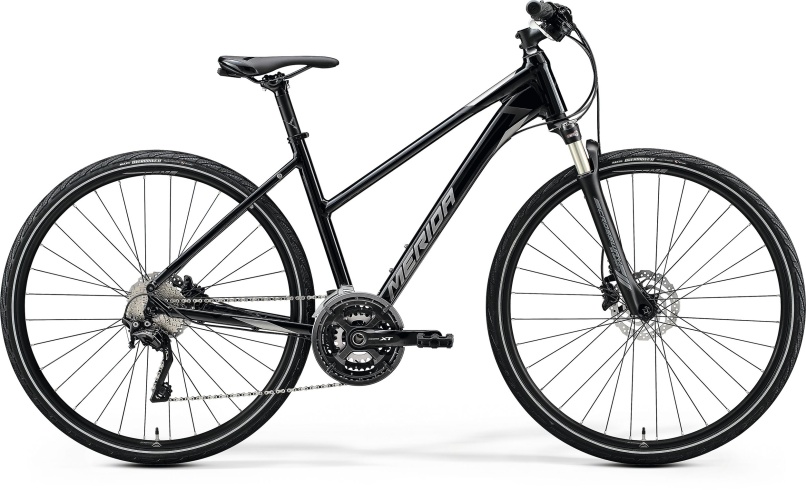 Велосипед Merida Crossway XT Edition Lady 700C GlossyBlack/MattSilver/Black (2020)