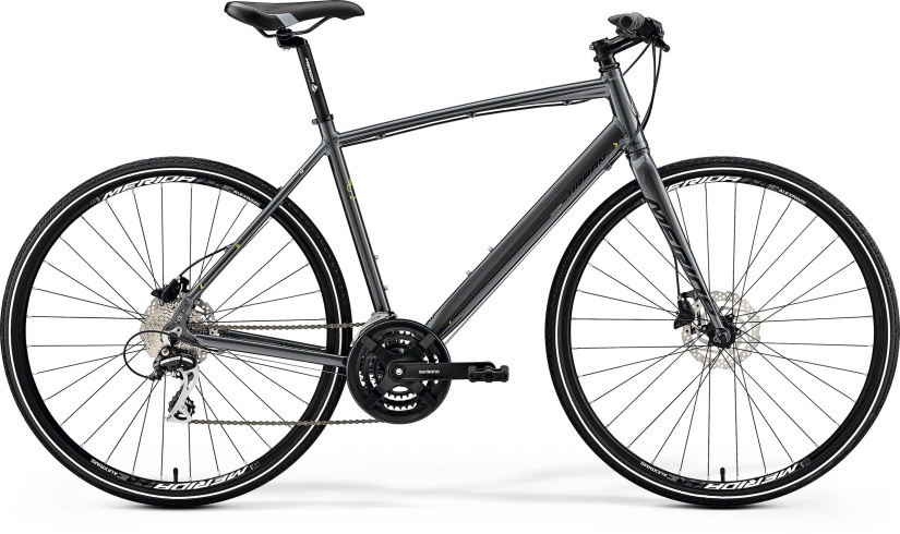 Велосипед Merida 2020 Crossway Urban 20-D К:700C DarkSilver/Lime
