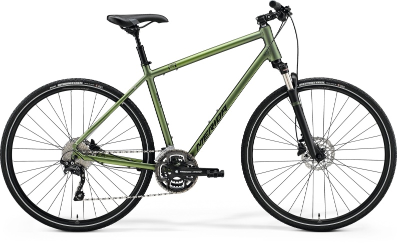 Велосипед Merida (2021) Crossway 300 Рама:L(55cm) MattFogGreen/DarkGreen (6110882732)