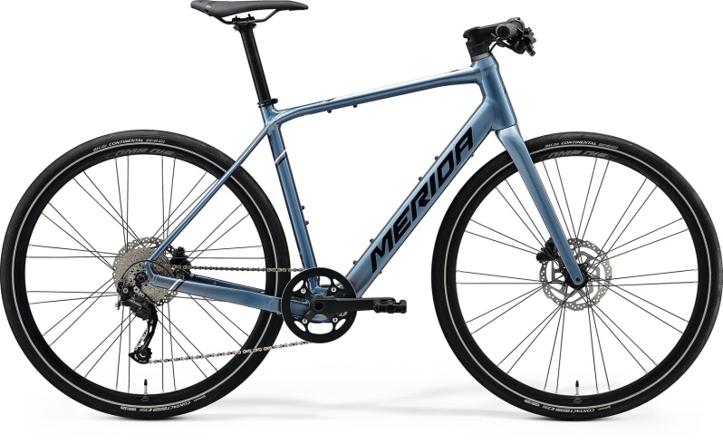Велосипед Merida (2021) eSpeeder 200 SteelBlue/Silver/Black