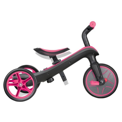 Трехколесный велосипед-беговел Globber TRIKE EXPLORER (4 IN 1) розовый