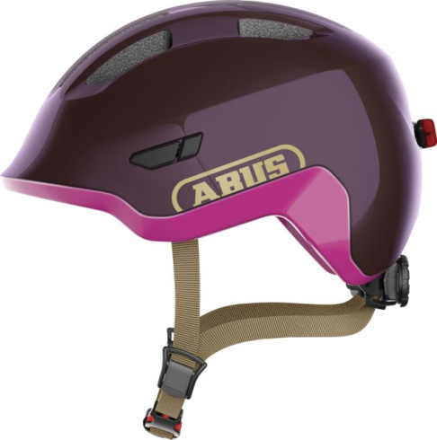 Велошлем ABUS Smiley 3.0 ACE LED royal purple M (50-55)