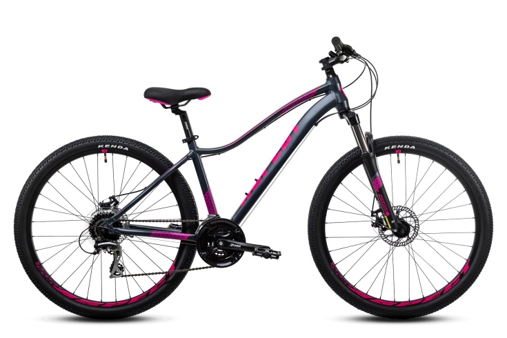 Велосипед Aspect ALMA (серо-розовый)