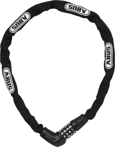 Замок вело Abus 5805C/75 BK STEEL-O-CHAIN черный, цепь 75см, код, 5/15