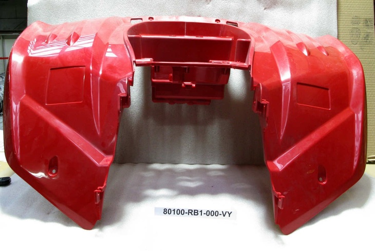 Облицовка задняя красный_PP-40759-25 SYM ATV 250