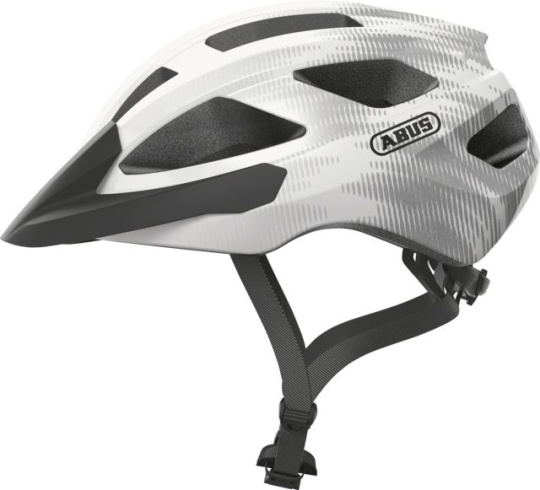 Велошлем ABUS MACATOR white silver