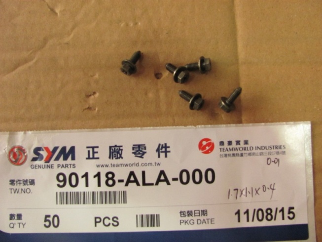 Болт с шайбой 5х14 SYM Allo 50 JetNaked 50 Jet 4 125