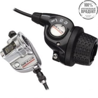 Шифтер Shimano Nexus, 3S35E, 3ск, c bell crank 3, оплетк, 1700мм , б/уп.