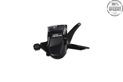Шифтер Shimano Acera, M3010, лев, 2ск, тр. 1800мм, б/уп.