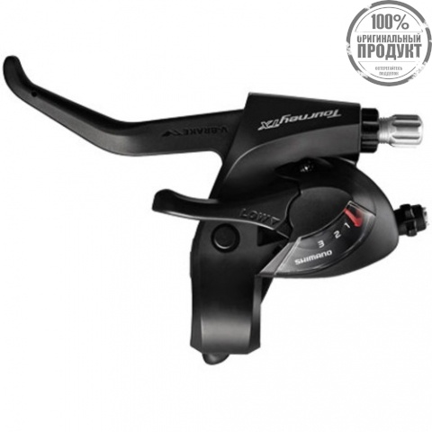 Рукоятка переключения передач Shimano Tourney ST-TX800-L левая, комбинированная, 3, ASTTX800LBL