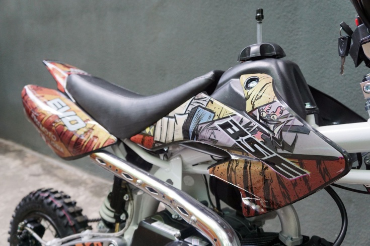 Питбайк BSE EVO 110e Samurai SA 14/12 (Полуавтоматическая КПП)