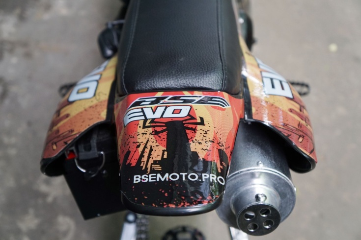 Питбайк BSE EVO 110e Samurai SA 14/12 (Полуавтоматическая КПП)