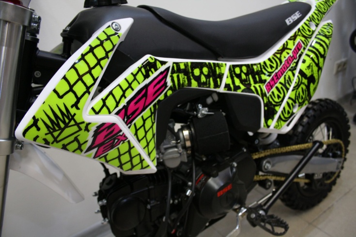 Питбайк BSE EX 125e 14/12 Max13 Green Pink Neon 2